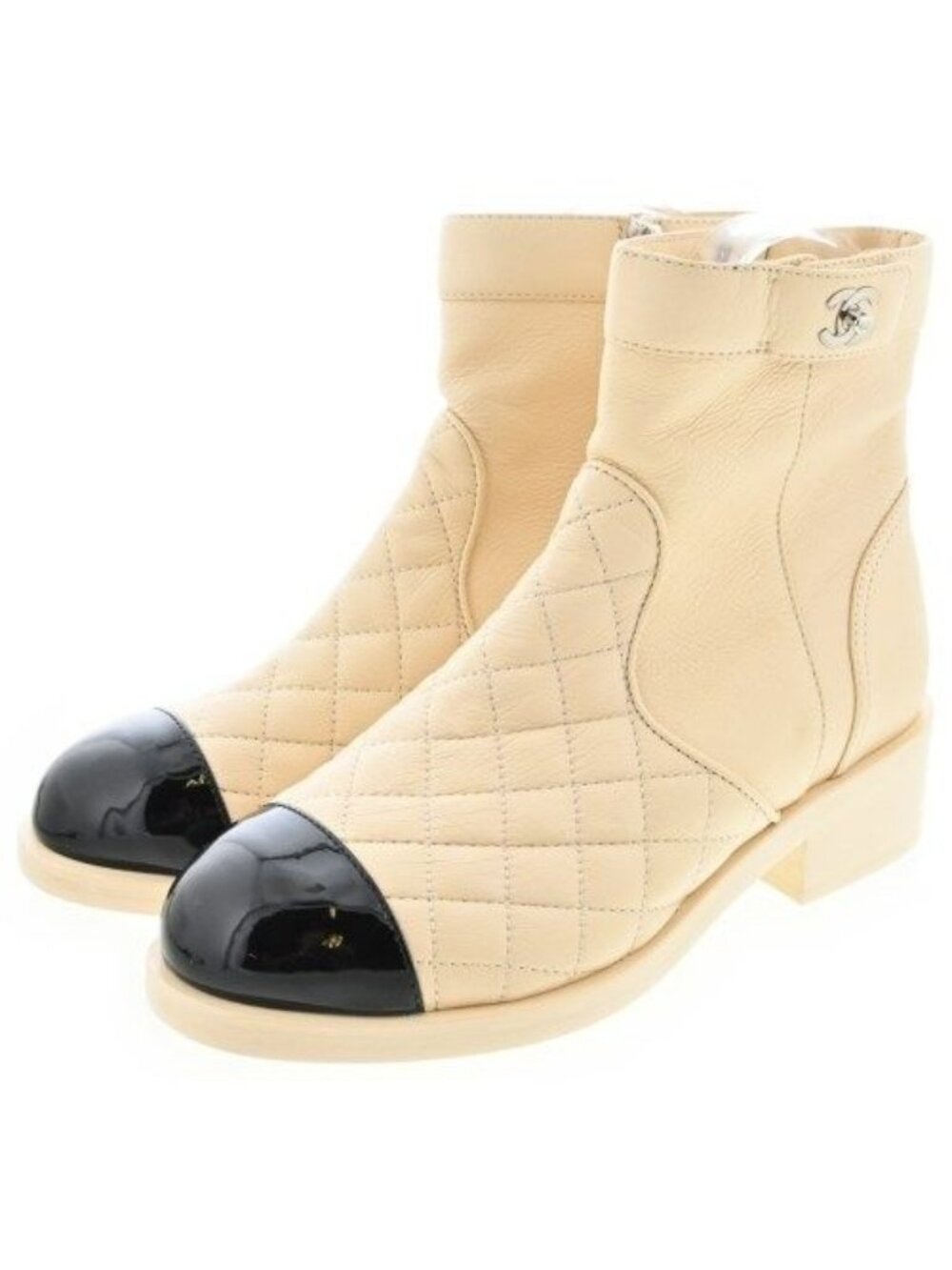 Chanel Boots Ivory